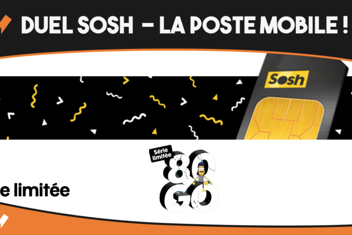 forfait 4G en promo chez La Poste et Sosh