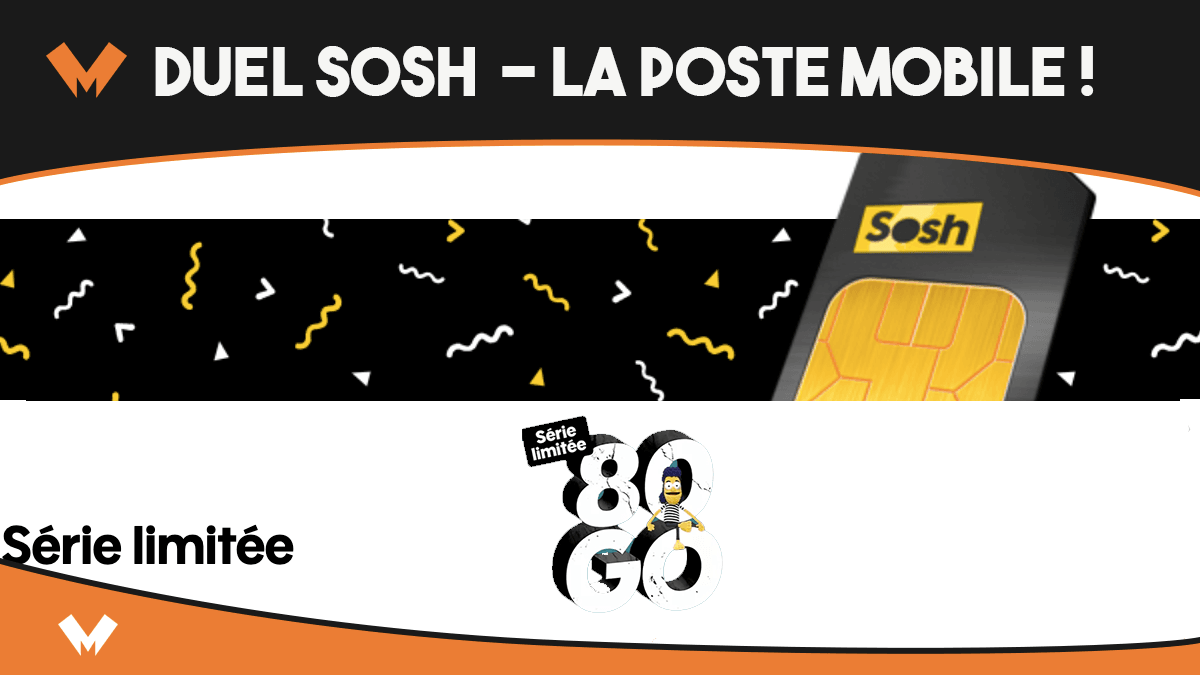 forfait 4G en promo chez La Poste et Sosh
