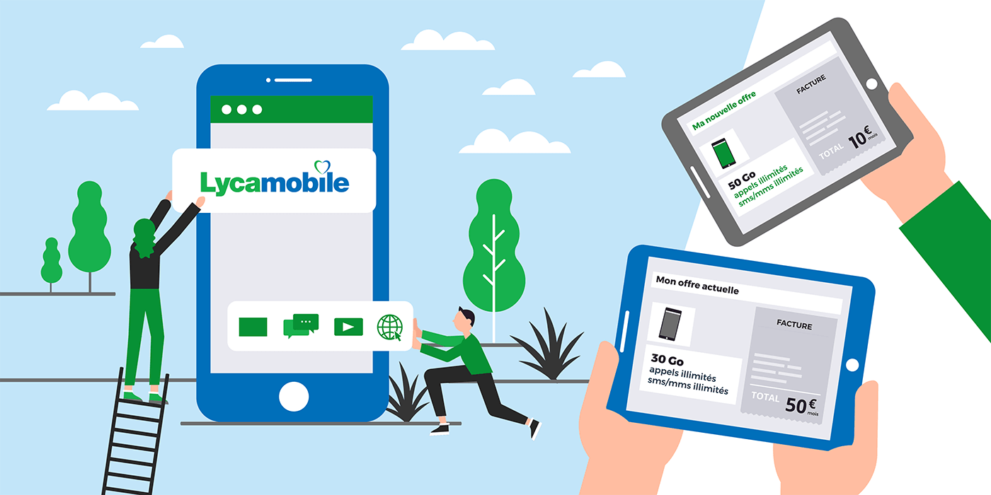 Abonnements mobiles Lycamobile