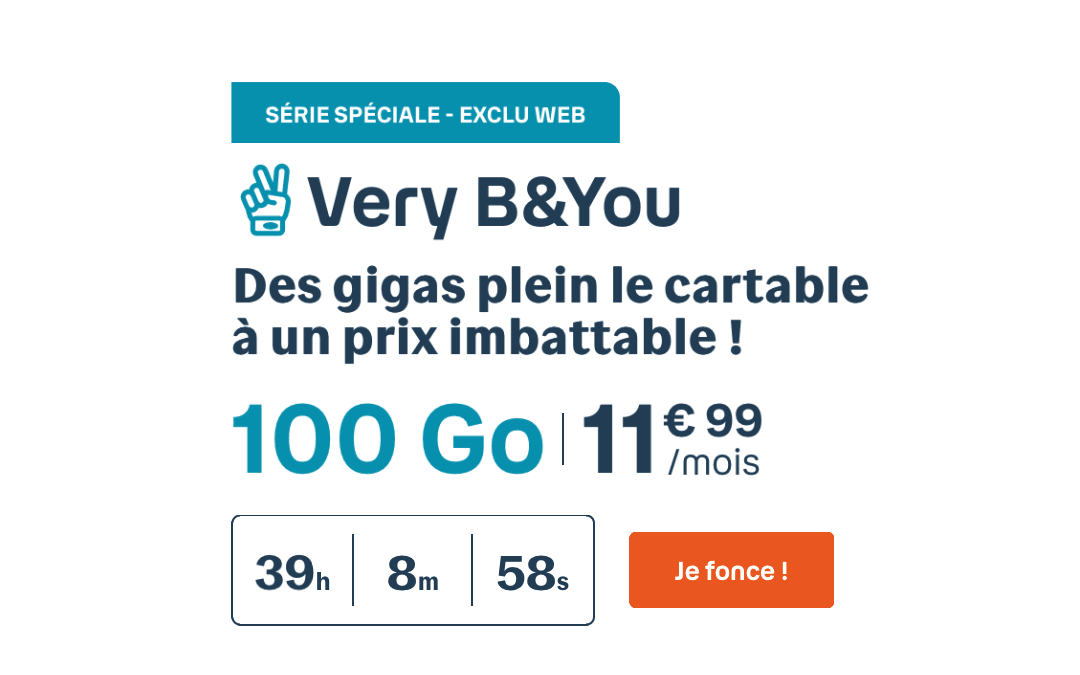 Le forfait 100 Go de Bouygues