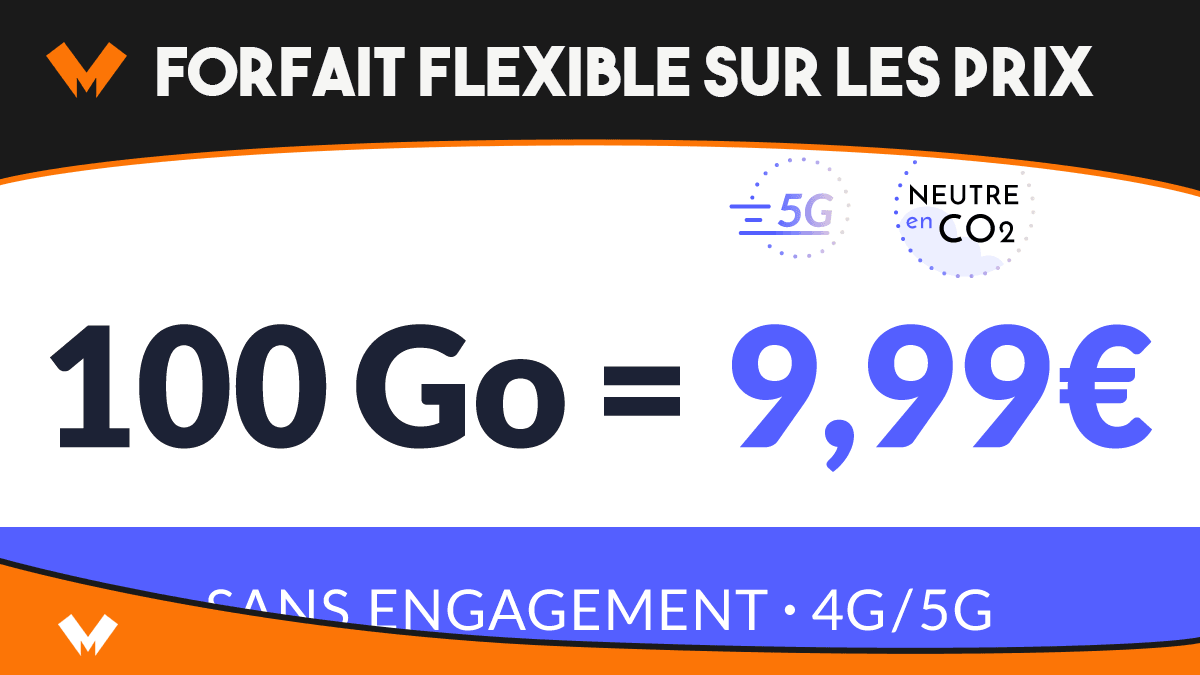 Forfait flexible grand 5G