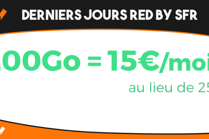 Forfait mobile RED fin promo