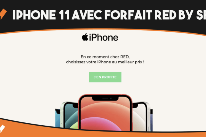 RED by SFR iPhone 11 avec forfait 4G