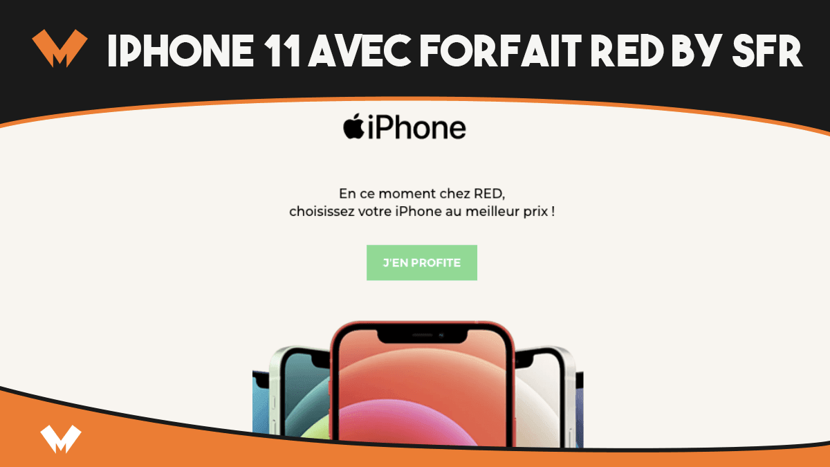 RED by SFR iPhone 11 avec forfait 4G