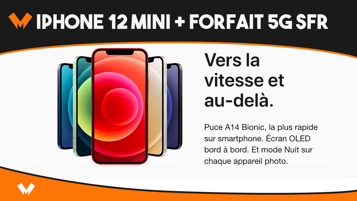 iPhone 12 mini en promotion avec SFR
