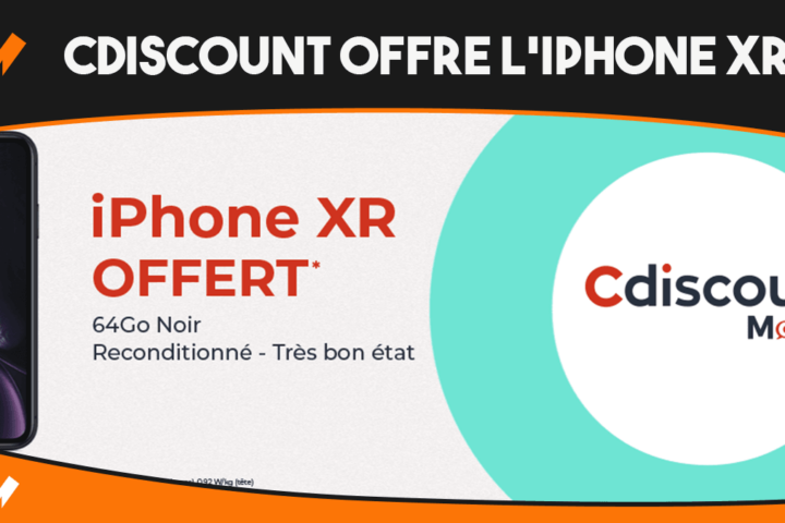 iPhone XR offert Cdiscount