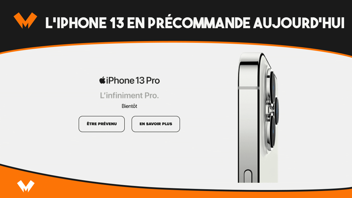 Forfait iphone 13 precommande SFR Bouygues Orange