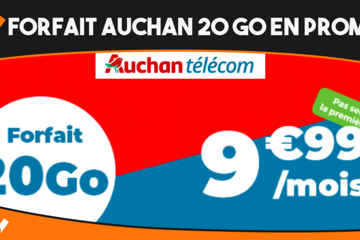 Le forfait mobile d'Auchan telecom