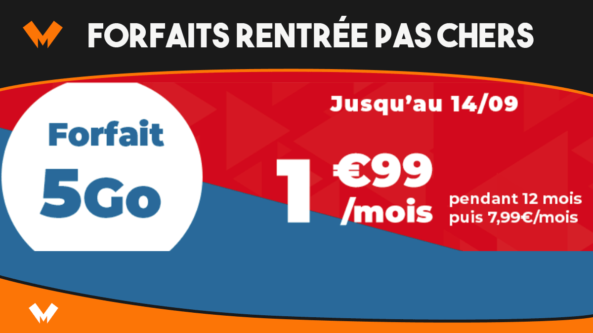 Forfait mobile Auchan vs NRJ septembre 21