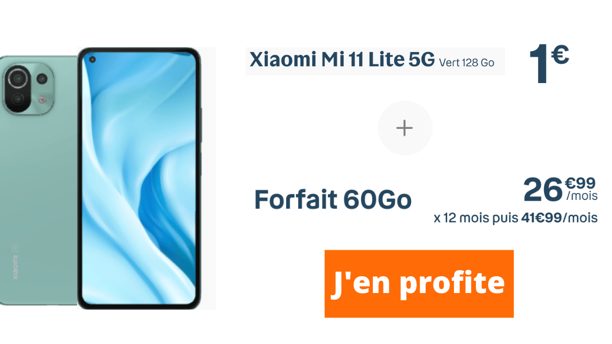 Forfait Sensation 60 Go Xiaomi Mi 11 Lite