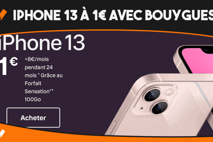 L'iphone 13 avec Bouygues