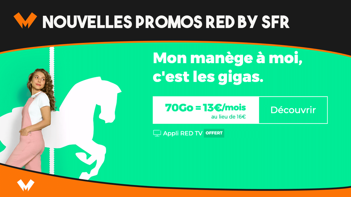 Forfait mobile en promo RED by SFR