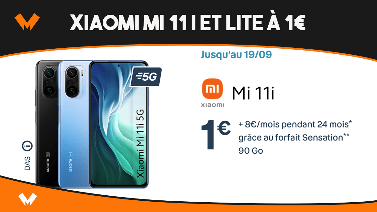 Xiaomi Mi 11 un euro Bouygues
