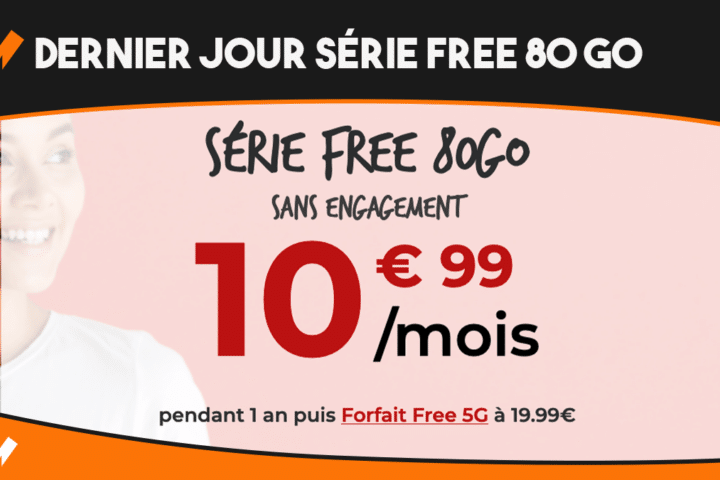 Forfait 80 Go Free Mobile