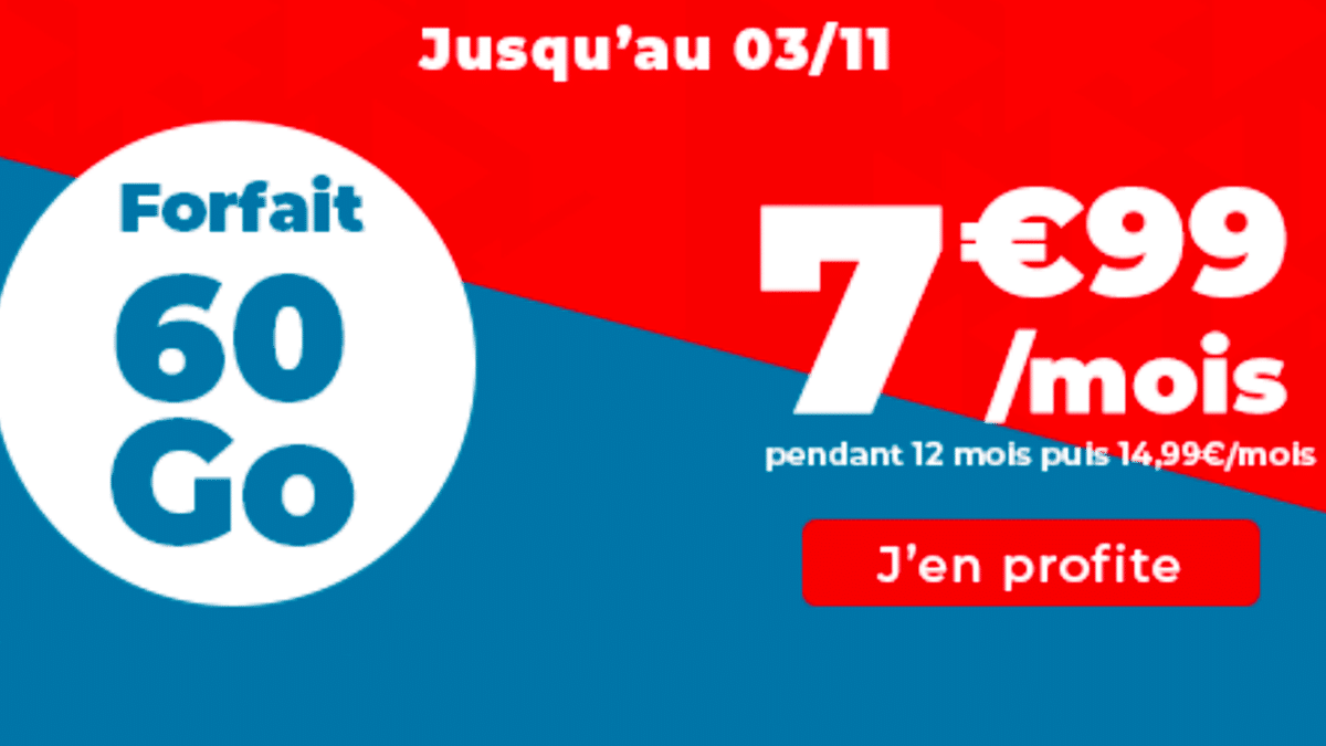 Le forfait mobile pas cher d'Auchan Telecom à 8€