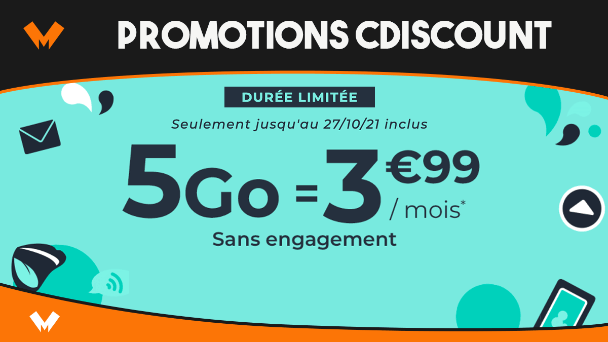 promotions cdiscount mobile