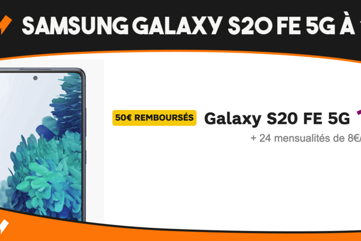Samsung Galaxy S20 FE 5G trois offres