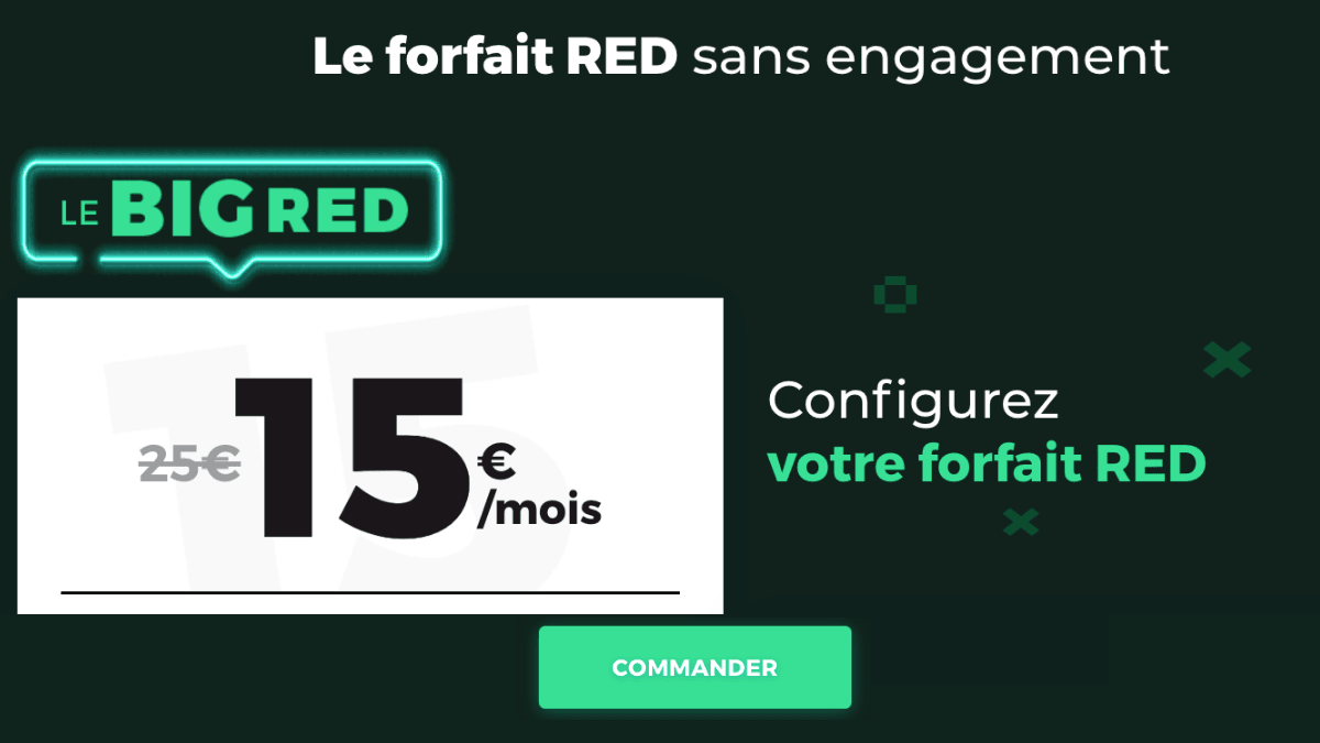 Un forfait pas cher XXL chez RED by SFR