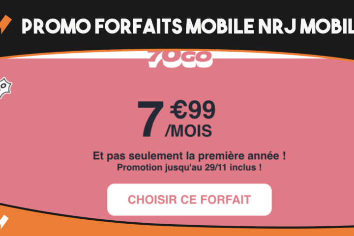 NRJ Mobile et ses promotions