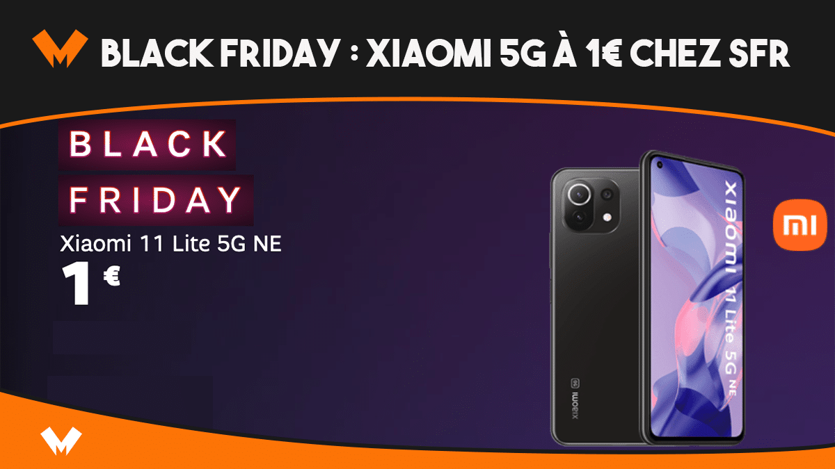 Xiaomi 11 Lite 5G NE SFR en promo Black Friday