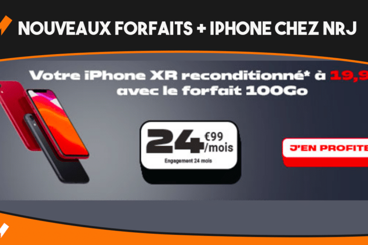 Forfaits mobiles + iPhone XR NRJ Mobile