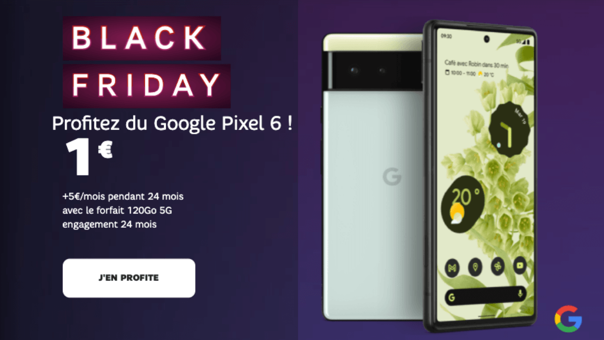 Google Pixel 6 Black Friday SFR