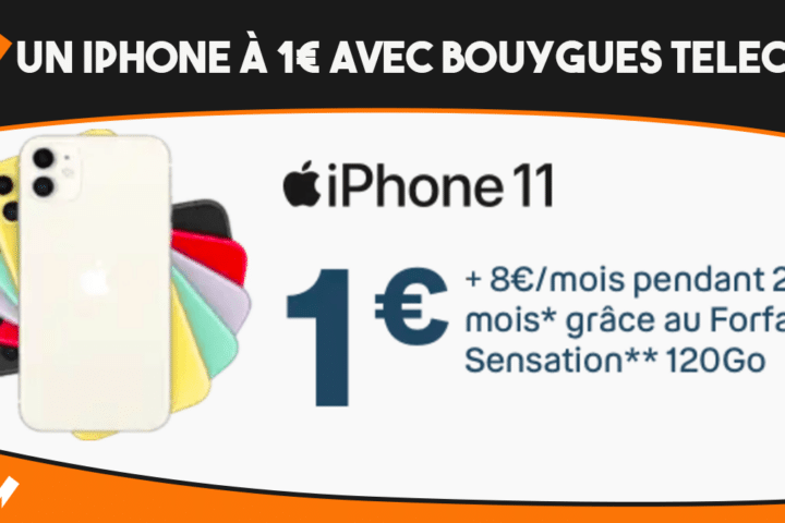 Le Black Friday avec Bouygues, un iPhone à 1€