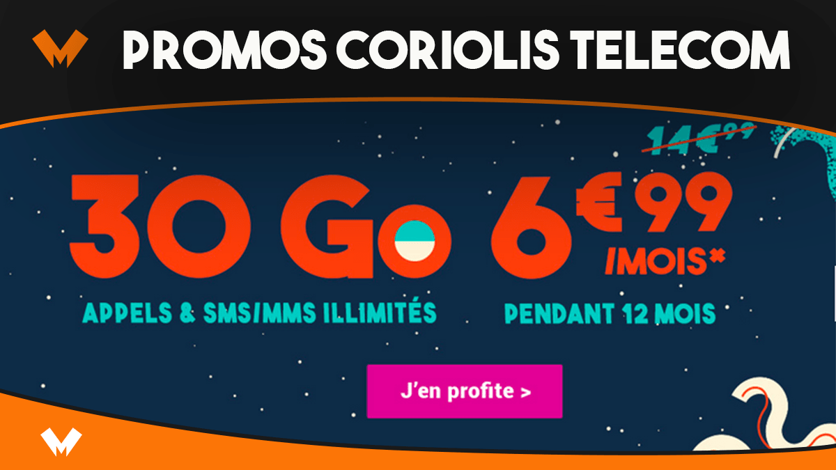 Les promos Coriolis Telecom