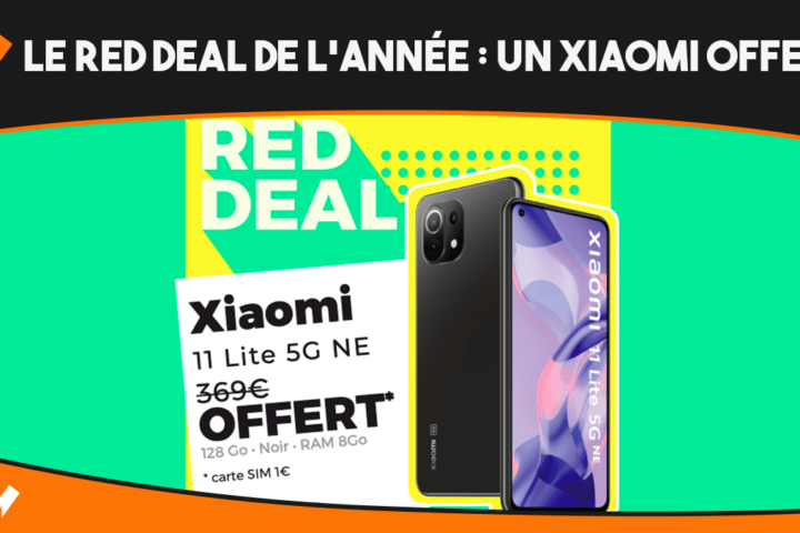 Le Xiaomi est offert dans ce RED Deal