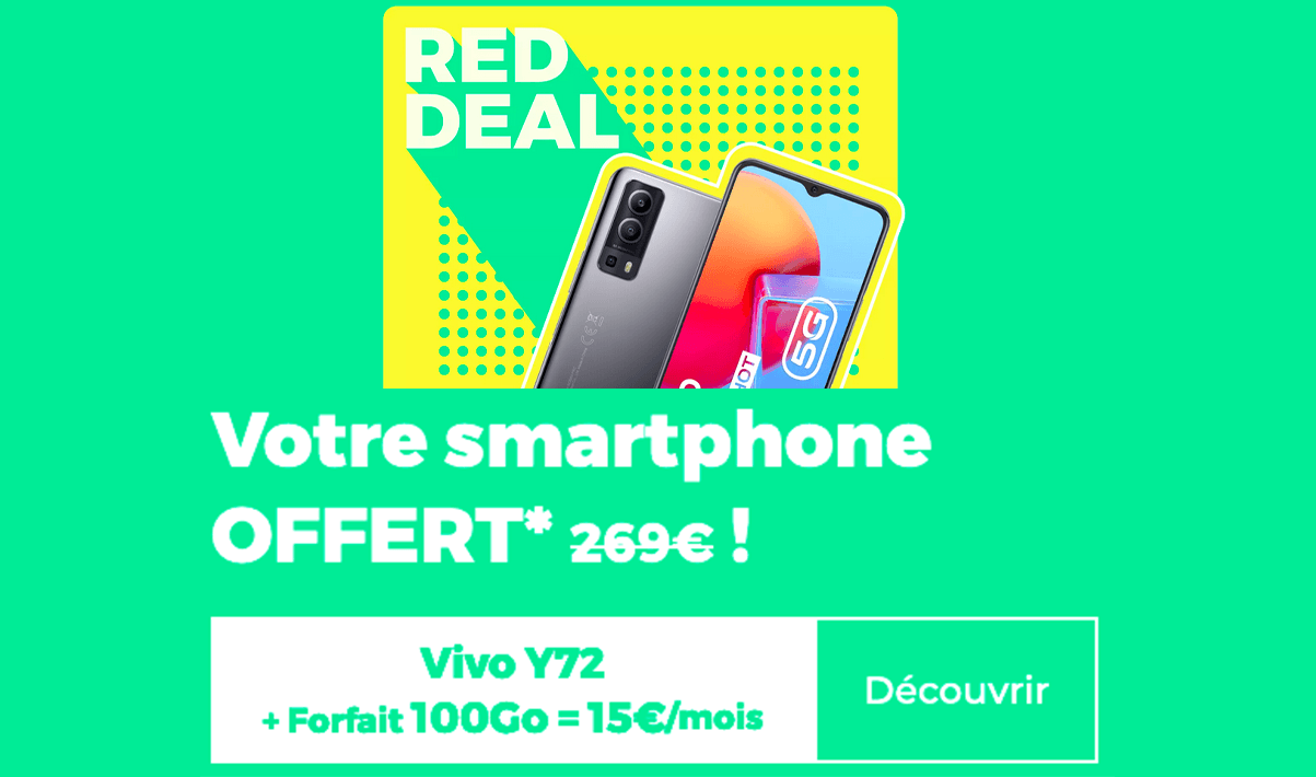 RED Deal Vivo Y72 5G gratuit