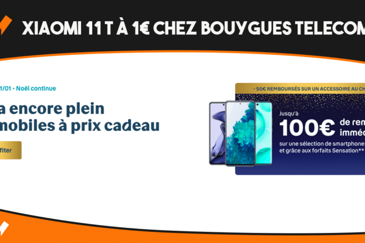 Xiaomi 11T 1€ Bouygues Telecom