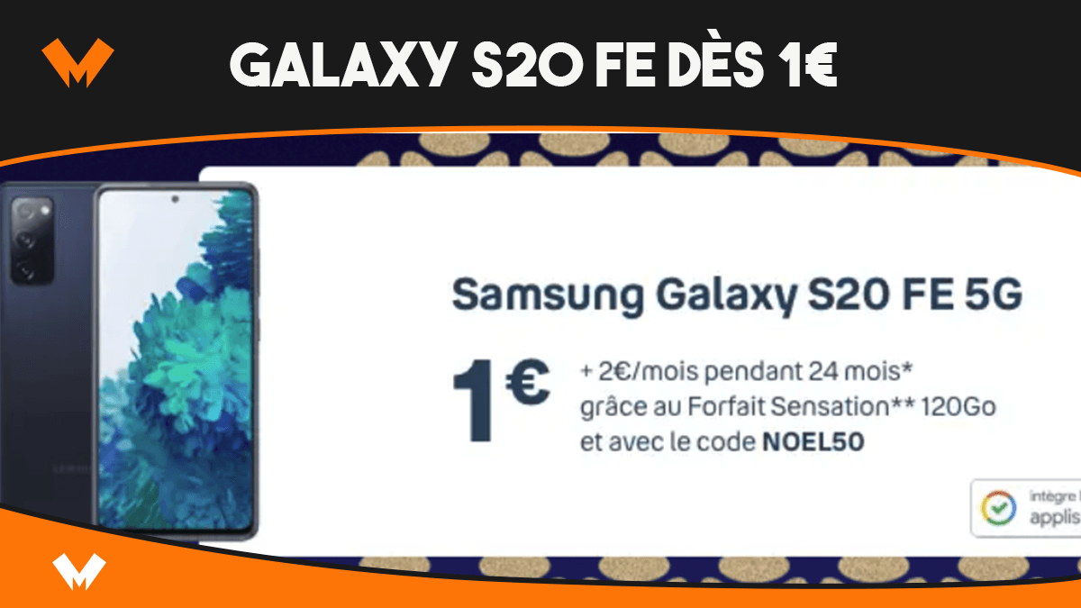 Galaxy S20 FE dès un euro