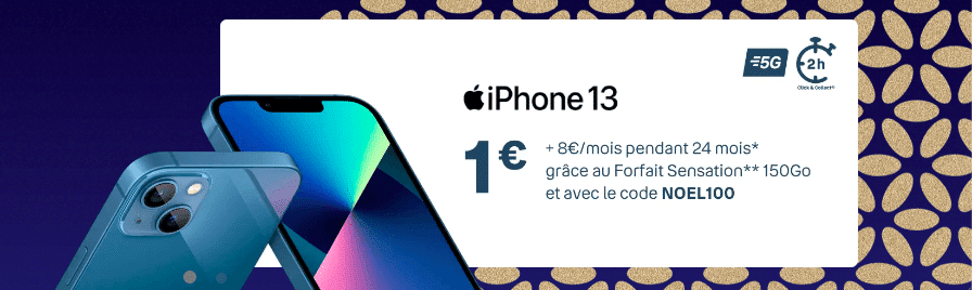 L'iPhone 13 à 1€