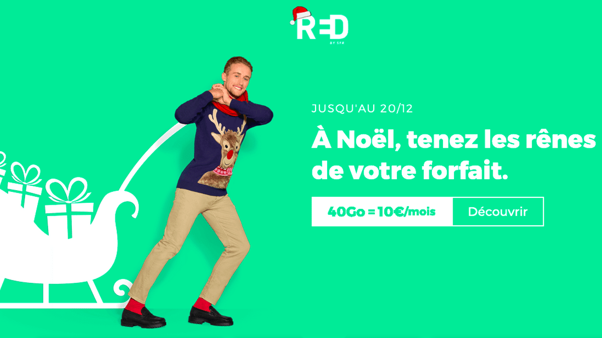 Forfait à 10€ RED by SFR