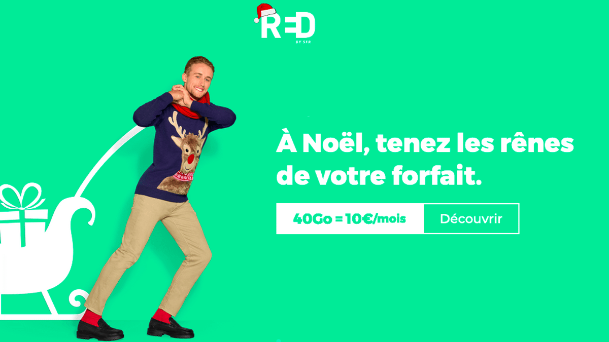 Le forfait mobile de RED by SFR est à 10€