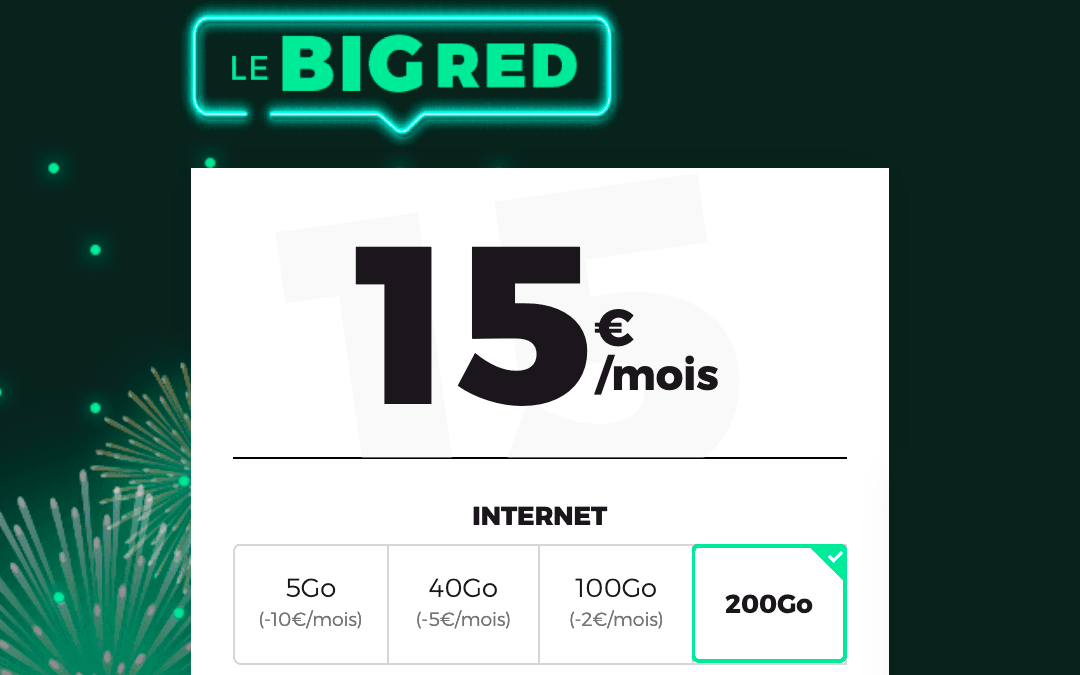 Forfait 200 Go Big RED