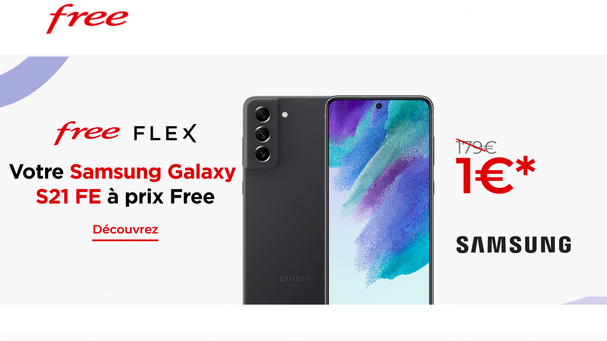 Free Mobile et son offre pour le Galaxy S21 FE