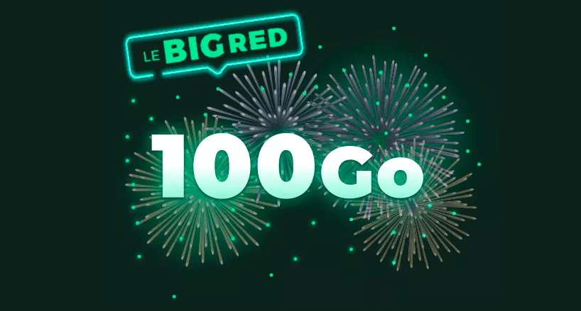 Le forfait RED 100 Go