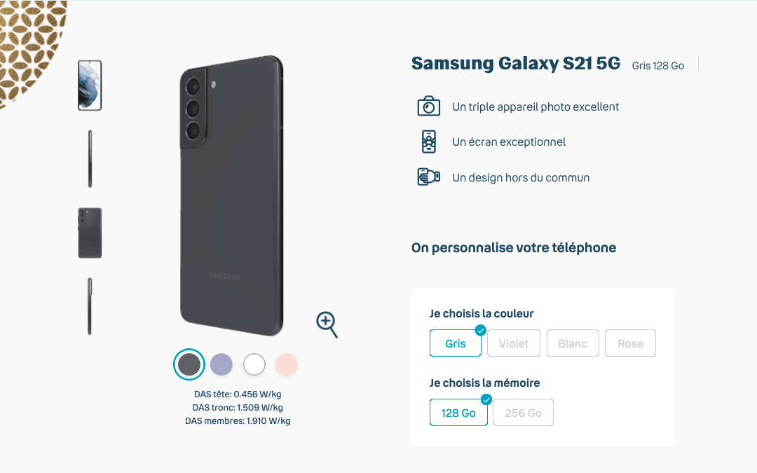 Samsung Galaxy S21 FE Bouygues