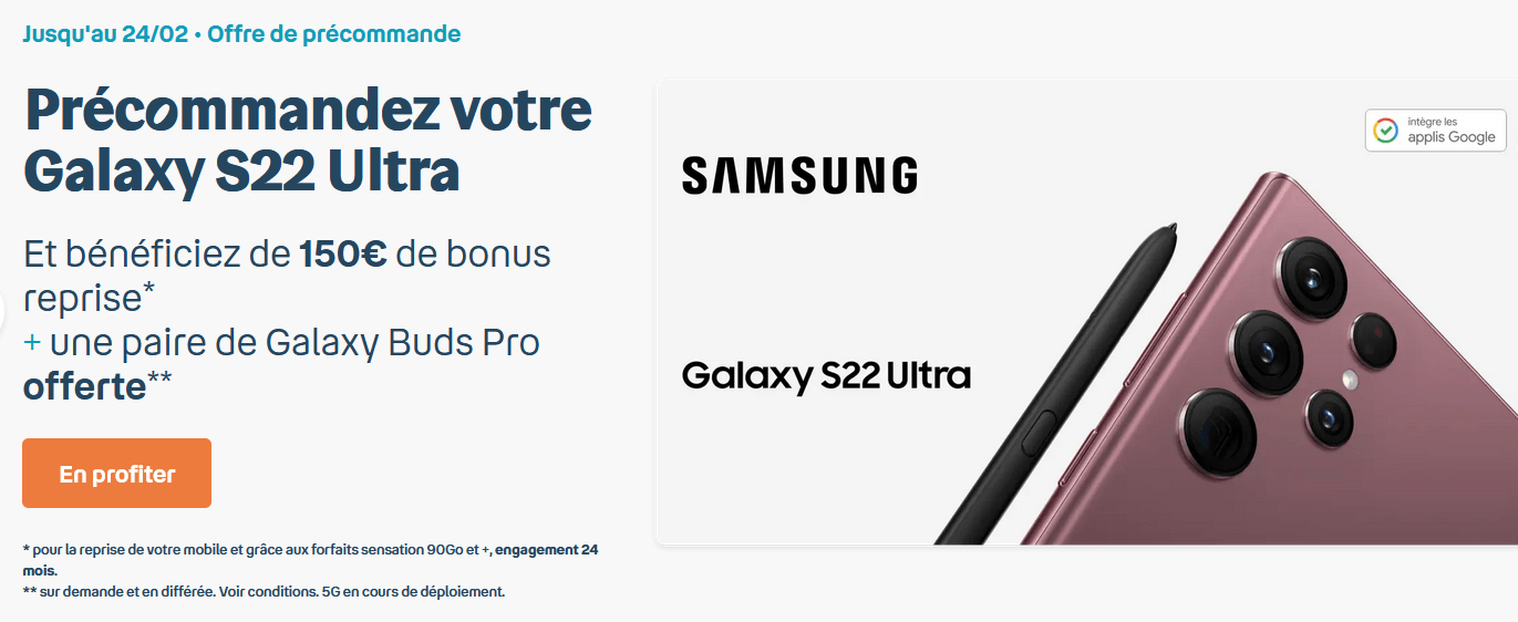 Promo Galaxy S22 Ultra