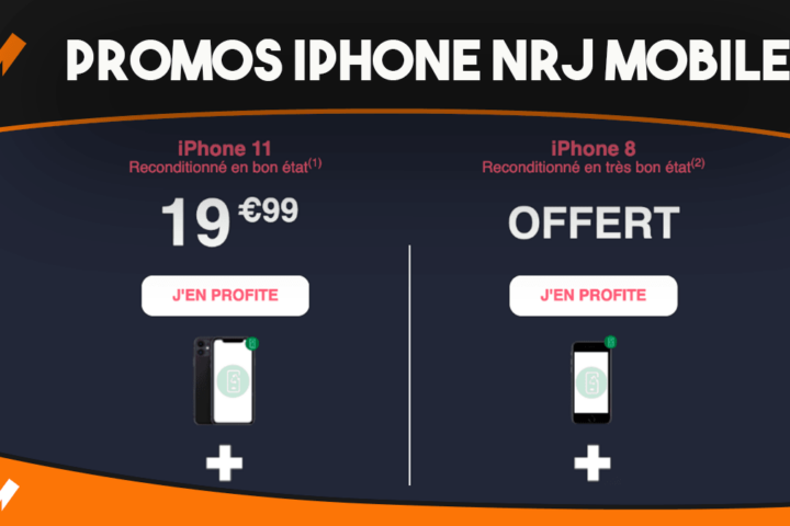 Les promos iPhone NRJ Mobile