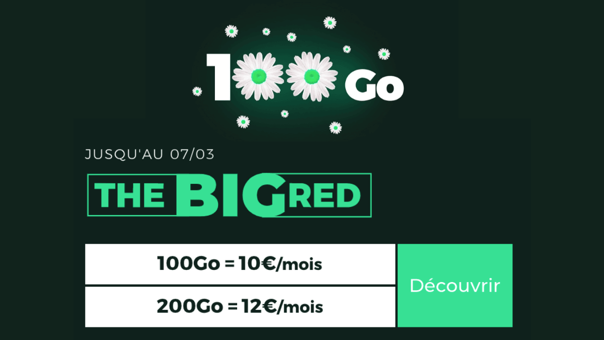 100 Go chez RED by SFR
