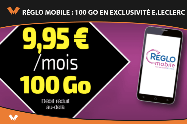 100 Go en promo chez Réglo Mobile