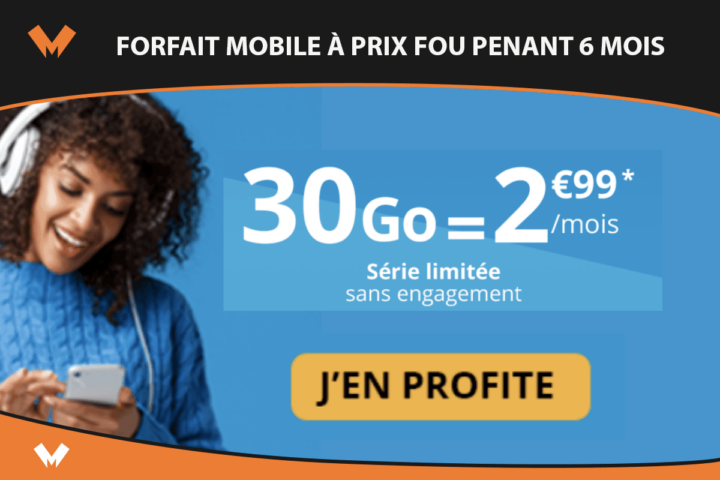 Forfait mobile sans engagement chez Auchan Telecom