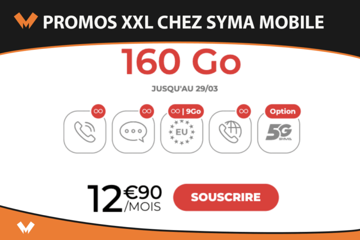 Nouvelles offres de Syma Mobile