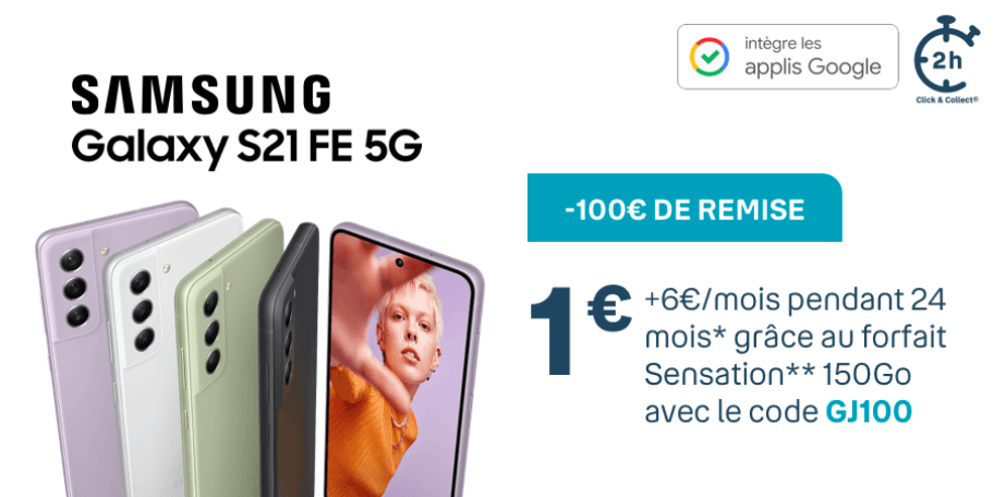Forfait + mobile Samsung Galaxy S21 FE 5G
