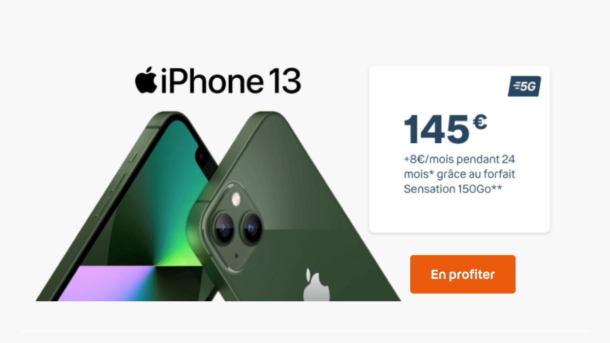 L'iPhone 13 chez Bouygues Telecom