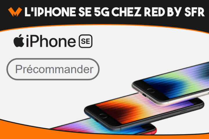 l'Iphone SEchez RED by SFR
