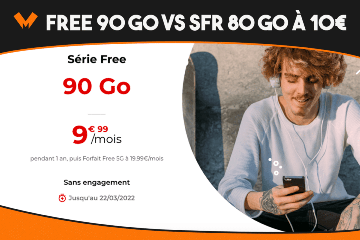 Duel de forfait mobile pas cher entre Free et SFR