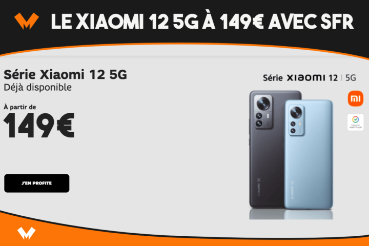 Xiaomi 12 5G SFR image à la une